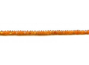 Carnelian 5mm Faceted Rondell