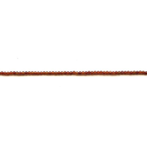 153-1557 Carnelian <br>2-2.5mm Round