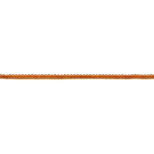 153-1558 Carnelian <br>2-2.5mm Round