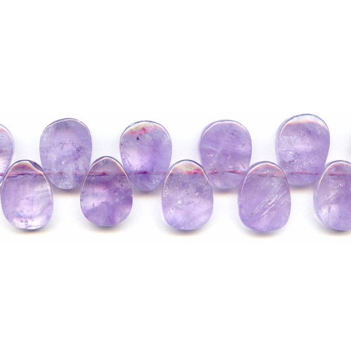 154-1214 Cape Amethyst <br>15x20 Flat Pear Drop