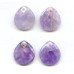154-1218 Cape Amethyst <br>22x25 Faceted Flat Pear Pendant