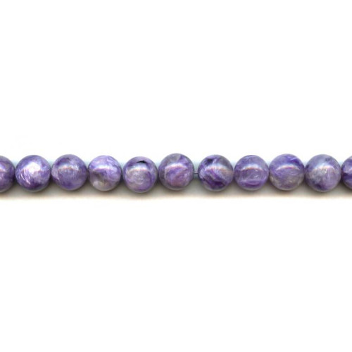 155-1148 Charoite <br>10-10.5mm Round