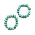 156-1265 Chrysocolla <br>15mm Rondell Bracelet