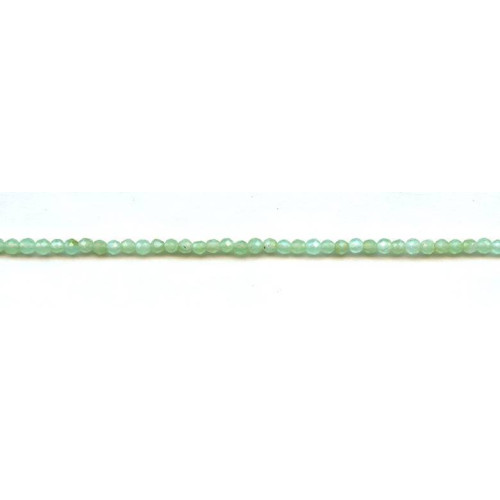157-1323 Chrysoprase <br>3mm Faceted Round