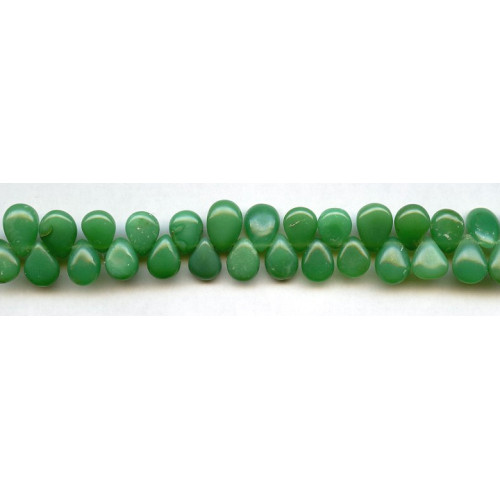 157-1395 Chrysoprase <br>8-10x Pear Drop