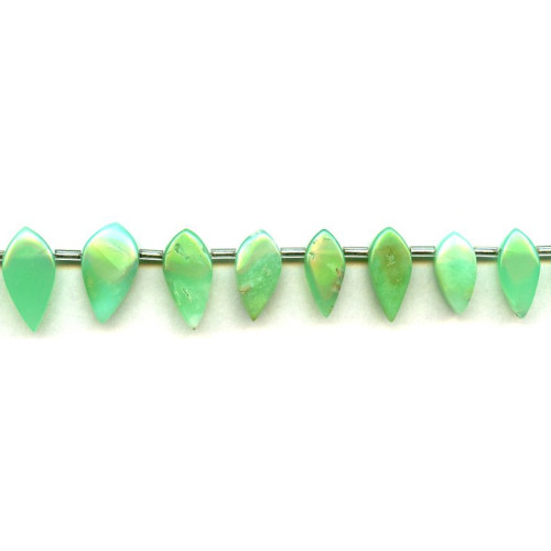 157-1558 Chrysoprase <br>10-20x Fancy Drop