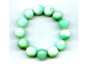 Chrysoprase 15-17mm Round Bracelet