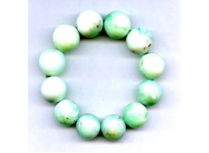 Chrysoprase 17-18mm Round Bracelet