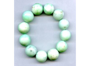 Chrysoprase 18-20mm Round Bracelet