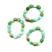 157-1615 Chrysoprase <br>12mm Oval Nugget Bracelet