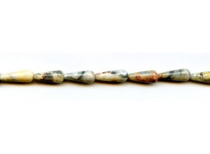 Crazy Lace Agate 6x16 Teardrop