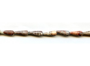 Crazy Lace Agate 6x16 Teardrop