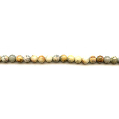 158-1093 Crazy Lace Agate <br>6mm Round