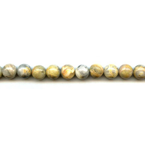 158-1095 Crazy Lace Agate <br>10mm Round