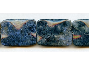 Dumortierite 30x40 Waved Flat Rectangle