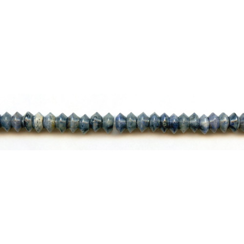 160-0607 Dumortierite <br>8mm Abacus