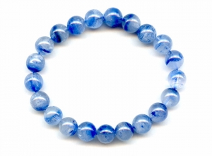 Dumortierite 9mm Round Bracelet