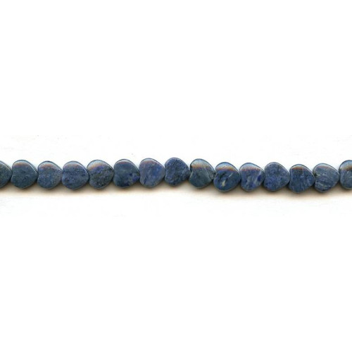 160-0682 Dumortierite <br>8mm Heart