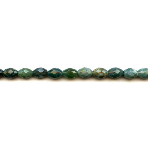 161-1020 Fancy Jasper <br>7x10 Faceted Oval Rice