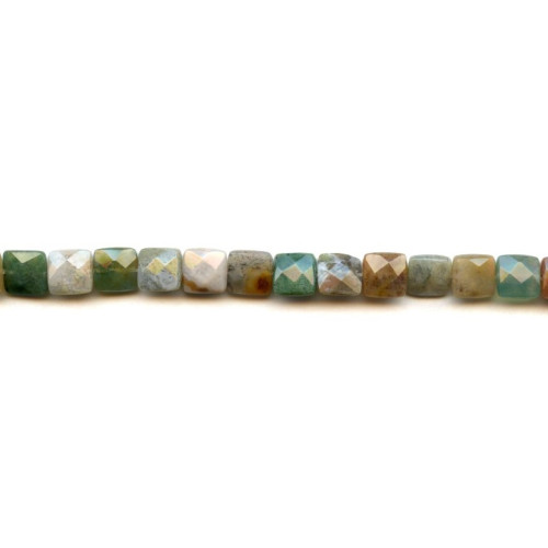 161-1037 Fancy Jasper <br>8x8 Square Cushion Cut