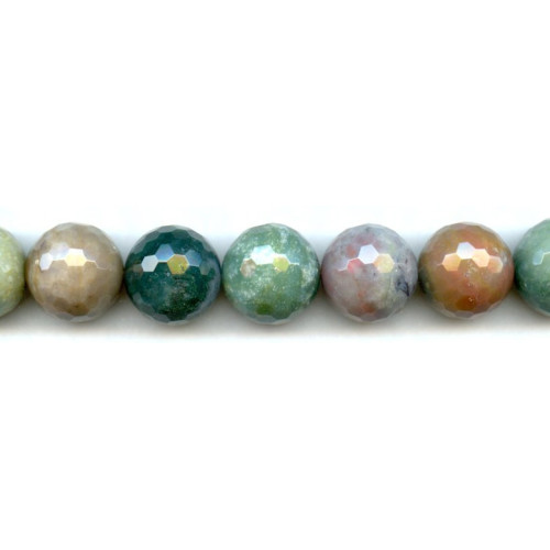 161-1063 Fancy Jasper <br>18mm Faceted Round