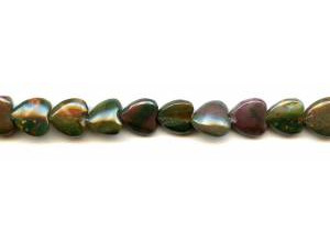 Fancy Jasper 12mm Heart