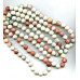 163-0588 Matte Flower Jasper <br>12mm Round