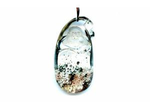 Lodalite 52x Carved Buddha Pendant