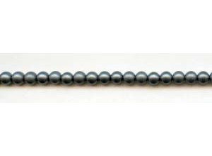 Matte Hematine 6mm Round