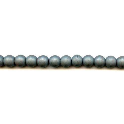 168-1441 Matte Hematine <br>10mm Round