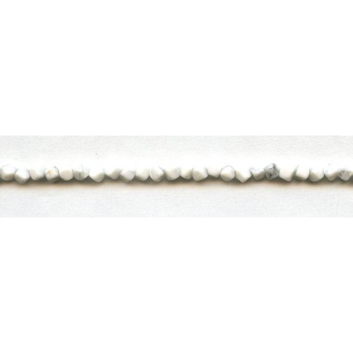 169-1006 White Howlite <br>3x3 Dice
