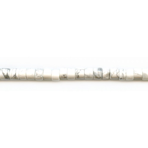 169-1035 White Howlite <br>8mm Wheel