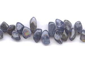 Iolite 10-18mm Flat Nugget Drop