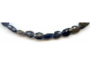 Iolite 7-9x Faceted Flat Nugget