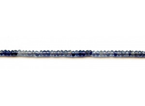 Iolite 4mm Faceted Rondell
