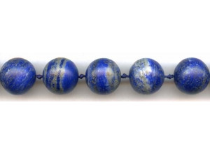 Matte Lapis 17-18mm Round