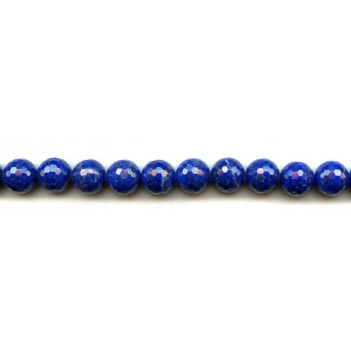 174-1682 Natural Lapis <br>10mm Faceted Round
