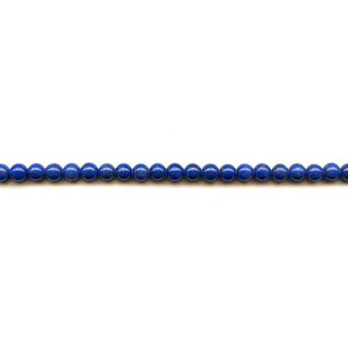 174-1813 Natural Lapis <br>5mm Round