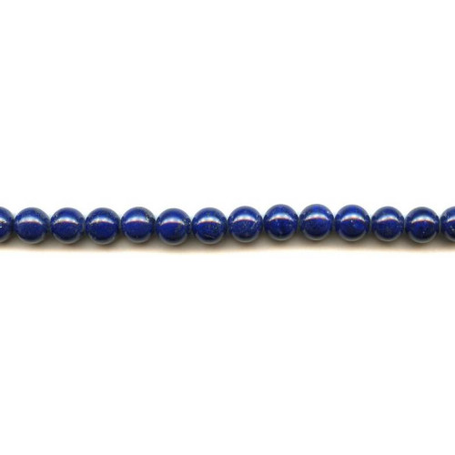 174-1824 Natural Lapis <br>8mm Round