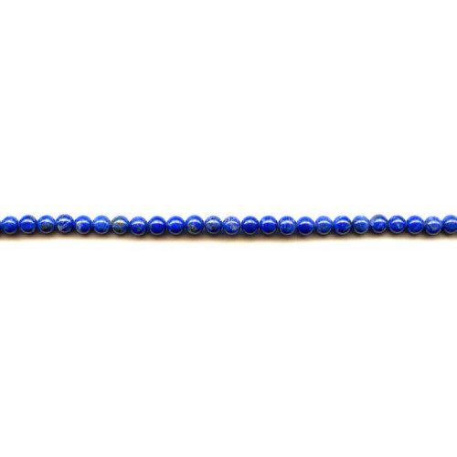174-1909 Natural Lapis <br>4mm Round