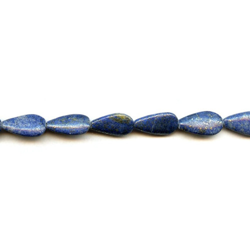 174-1982 Natural Lapis <br>10x18 Flat Pear