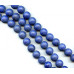 174-2019 Matte Natural Lapis <br>20mm Round
