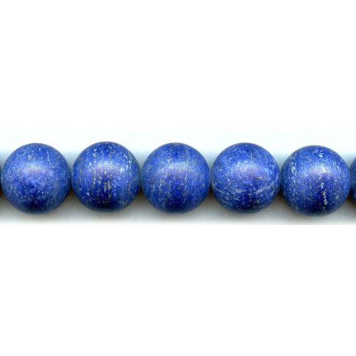 174-2019 Matte Natural Lapis <br>20mm Round