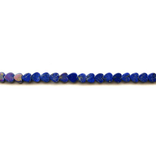 174-2104 Natural Lapis <br>6mm Heart