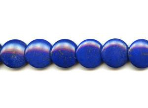Natural Lapis 20mm Lentil