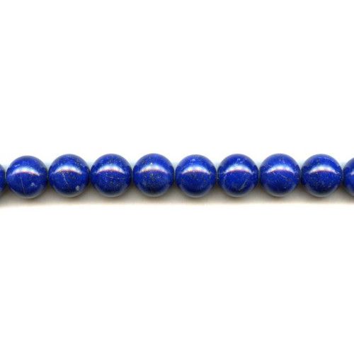 174-2129 Natural Lapis <br>12mm Round