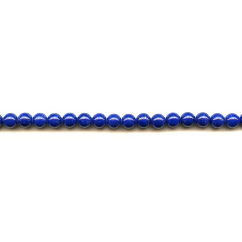 174-2139 Natural Lapis <br>6mm Round