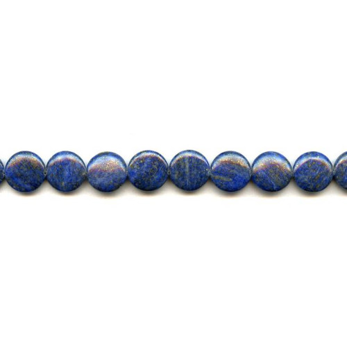 174-2160 Natural Lapis <br>12mm Dime