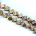 176-1090 Leopard Skin Jasper <br>17-18mm Dice