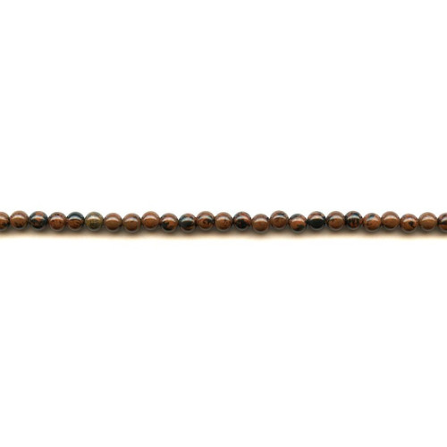 177-0004 Mahogany Obsidian <br>4mm Round